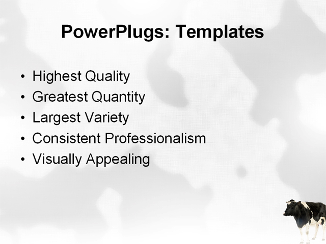 PowerPoint Template - animal, animals, baby - Print Slide