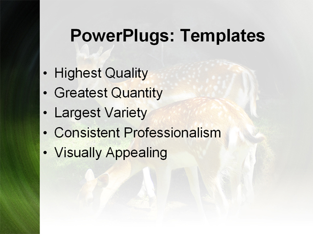 PowerPoint Template - animals, beautiful, day - Print Slide