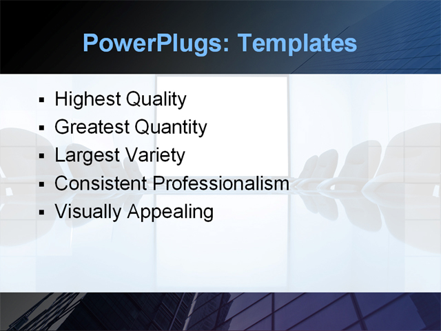 PowerPoint Template - boardroom, meeting, room - Print Slide