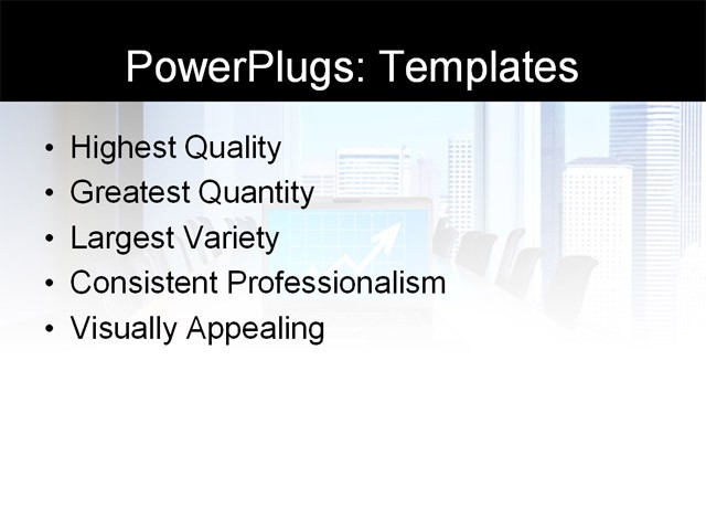 PowerPoint Template - business, computer, architecture - Print Slide