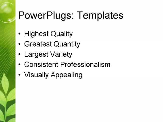 PowerPoint Template - agriculture, environment, science - Print Slide