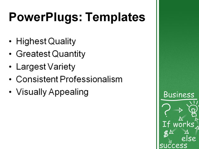 PowerPoint Template - business plan, art, business - Print Slide