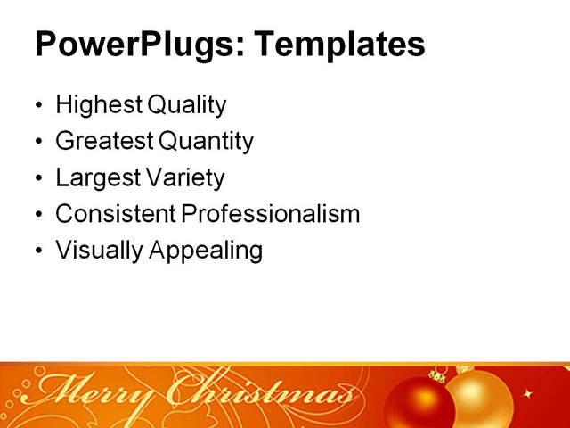 PowerPoint Template - set christmas, backgrounds, abstract - Print Slide