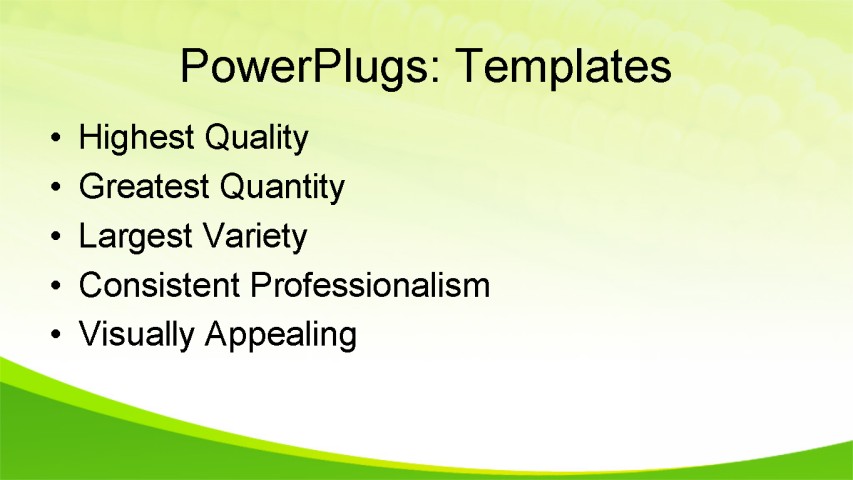 PowerPoint Template - food, agriculture, abstract - Print Slide