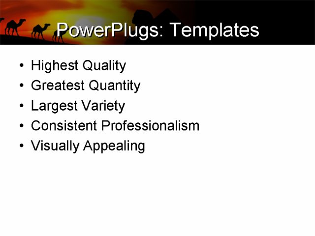 PowerPoint Template - animals, travel, holiday - Print Slide