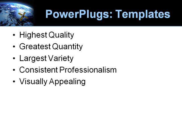 PowerPoint Template - 3d, abstract, astronomy - Print Slide