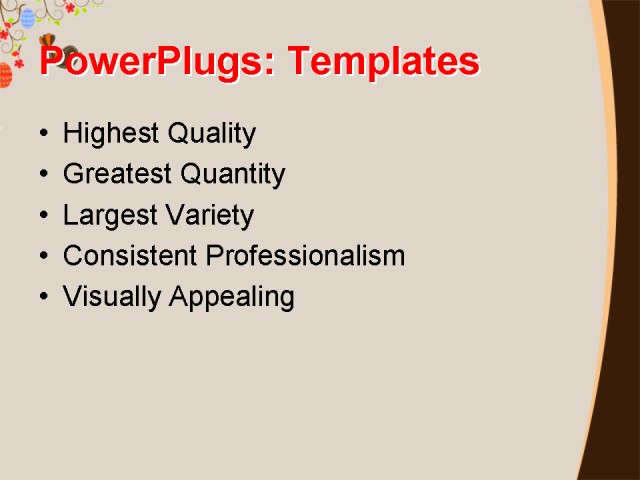 PowerPoint Template - abstract, art, generic - Print Slide