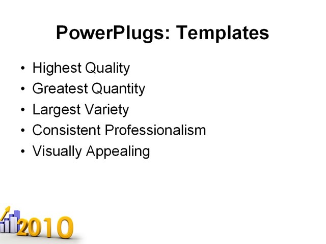 PowerPoint Template - economic recovery in 2010, business, recovery - Print Slide