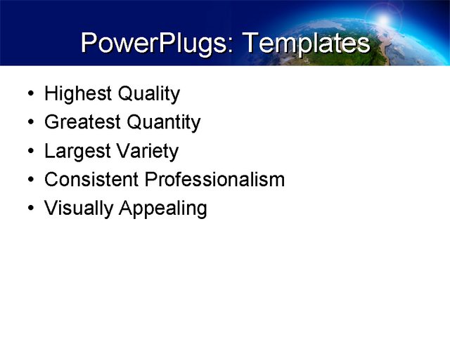 PowerPoint Template - global, science, ecology - Print Slide