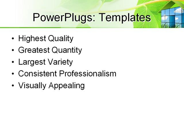 PowerPoint Template - environment, agriculture, science - Print Slide