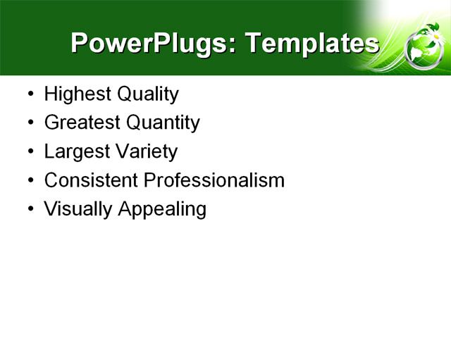 PowerPoint Template - environment, agriculture, garden - Print Slide