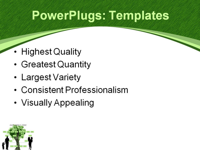 PowerPoint Template - services, business, marketing - Print Slide