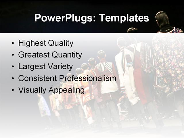 PowerPoint Template - fashion, accommodation, adult - Print Slide