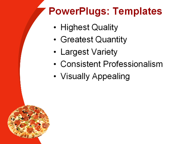 Powerpoint Template Close Up Of Salami Pizza And Pizza Fading In The Background 11943 Pizza Powerpoint Template