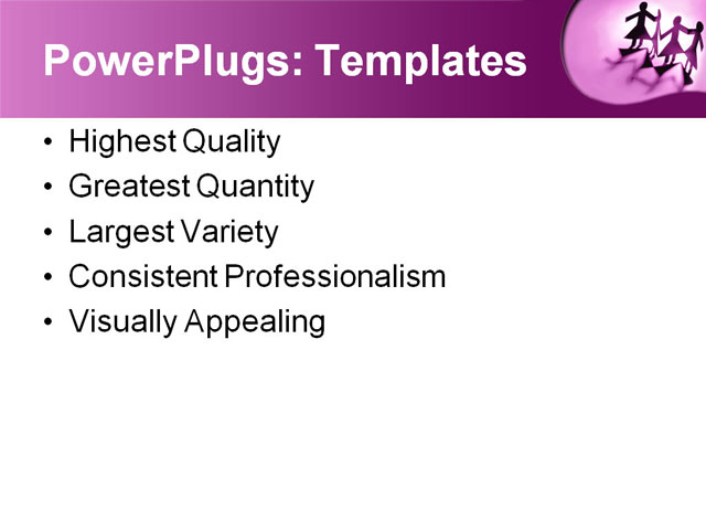 PowerPoint Template - females, advertising, bonding - Print Slide