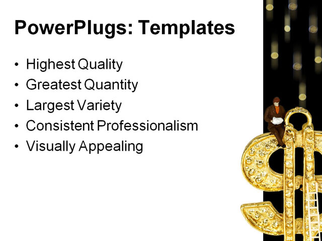 PowerPoint Template - finance, accounting, banking - Print Slide