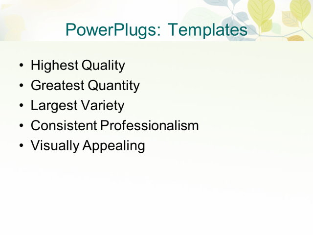 PowerPoint Template - abstract, art, generic - Print Slide