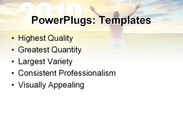 PowerPoint Template - �business, future, environment - Print Slide