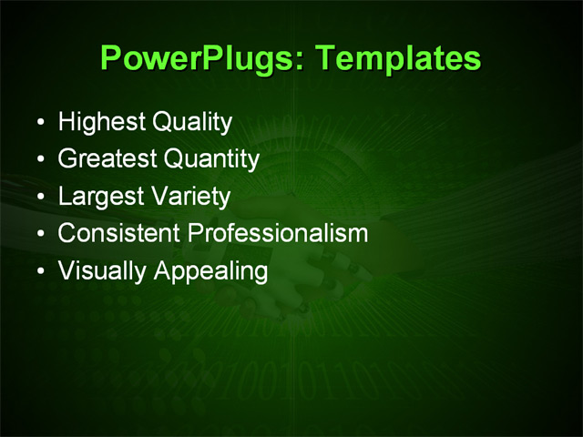 PowerPoint Template - �science, invention, business - Print Slide