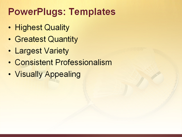 PowerPoint Template - game, sports, yellow - Print Slide