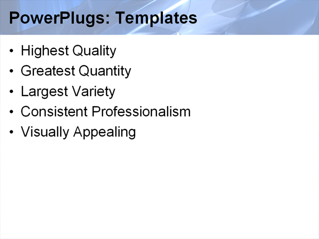 PowerPoint Template - general, abstract, blue - Print Slide