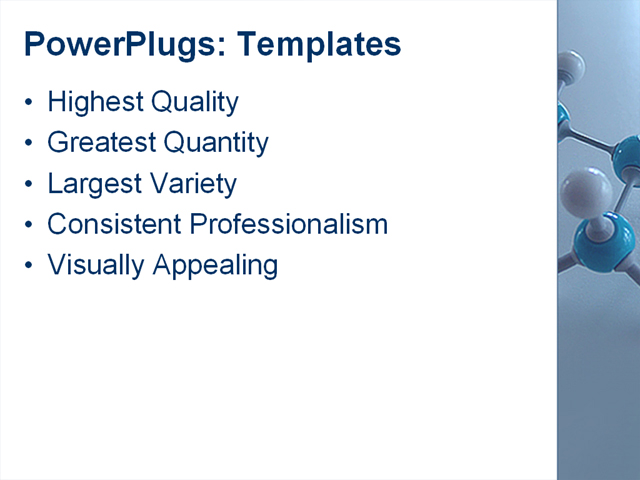 PowerPoint Template - general, science, technology - Print Slide