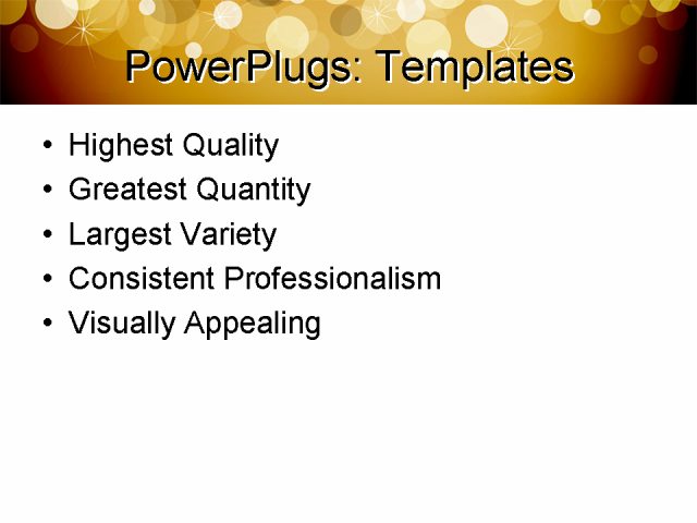 PowerPoint Template - golden new year 2011, new year celebration, event - Print Slide