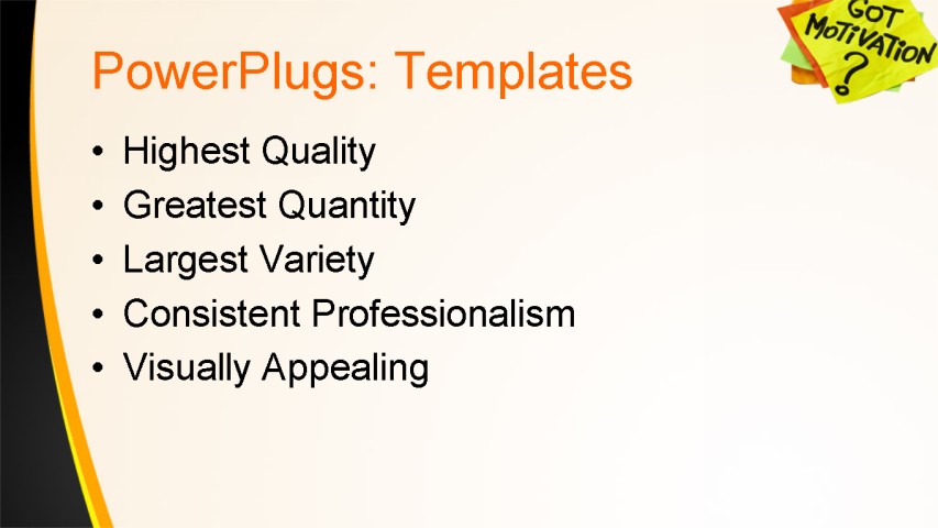 PowerPoint Template - education, business, motivation - Print Slide