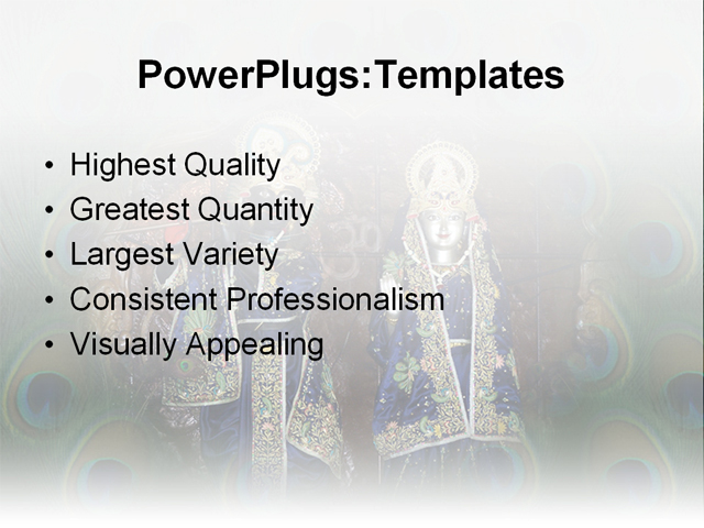 PowerPoint Template - avatar, god, goddess - Print Slide