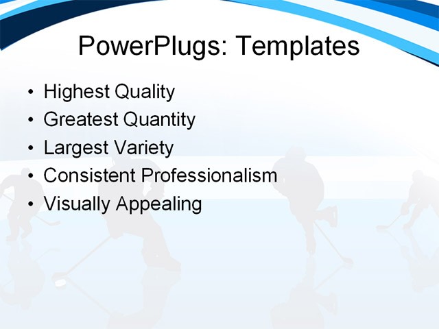 PowerPoint Template - sports, people, leisure - Print Slide