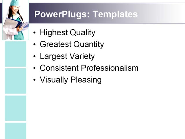 PowerPoint Template - assistant, care, caring - Print Slide