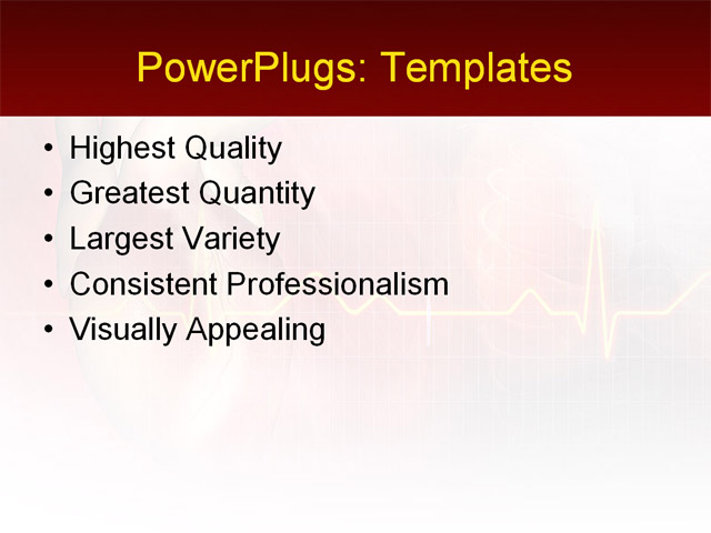 PowerPoint Template - science, medical, health - Print Slide