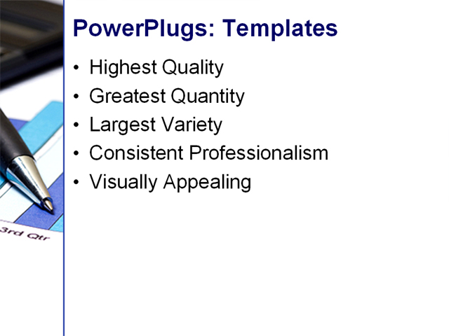 PowerPoint Template - investment, finance, bar chart - Print Slide