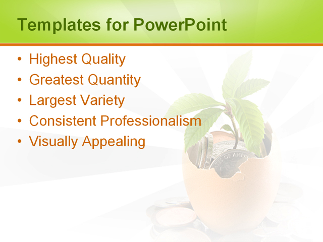 PowerPoint Template - investment, future, money - Print Slide