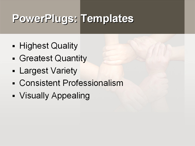 PowerPoint Template - services, business, marketing - Print Slide