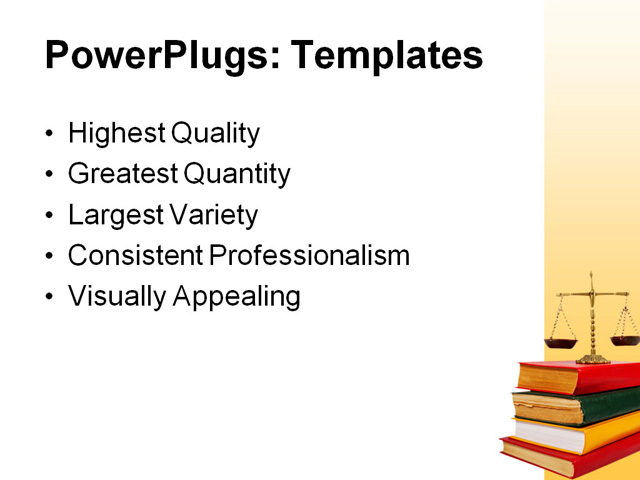 PowerPoint Template - justice concept, antique, archive - Print Slide