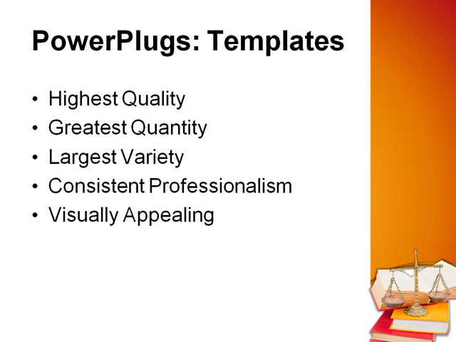 PowerPoint Template - justice concept, antique, archive - Print Slide