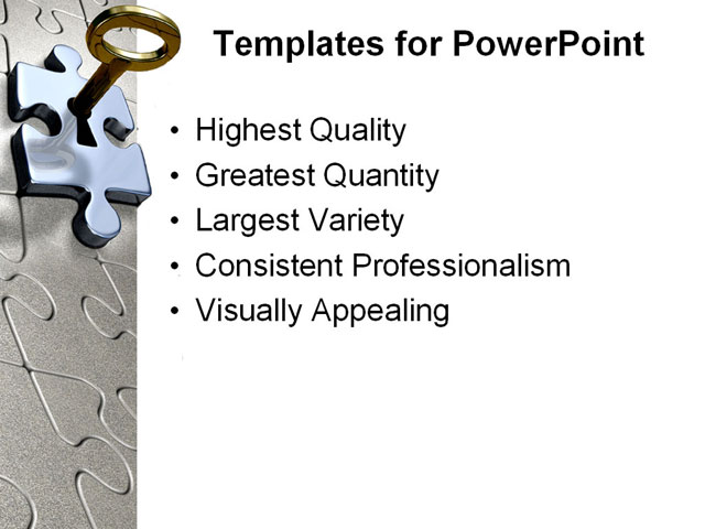 PowerPoint Template - services, business, marketing - Print Slide