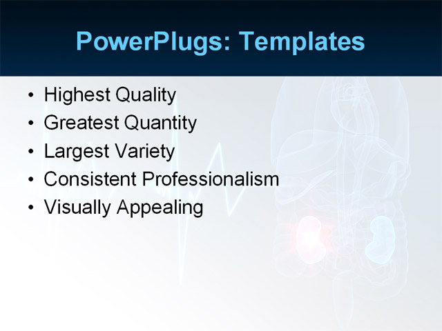 PowerPoint Template - services, business, marketing - Print Slide