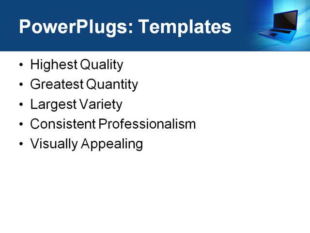 PowerPoint Template - connection, equipment, internet - Print Slide