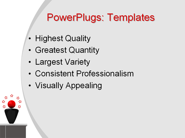 PowerPoint Template - concept, growth, organization - Print Slide