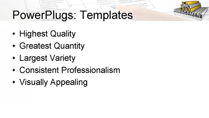 PowerPoint Template - business, marketing, sales - Print Slide