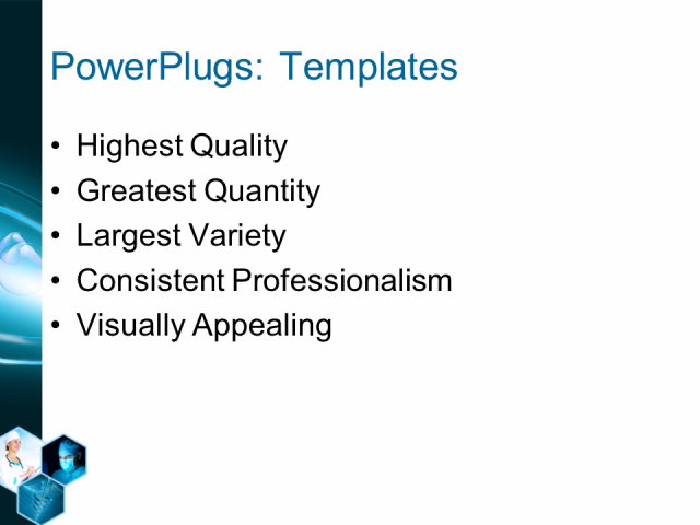 PowerPoint Template - medical, health, science - Print Slide