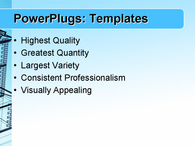 PowerPoint Template - architecture, construction, business - Print Slide