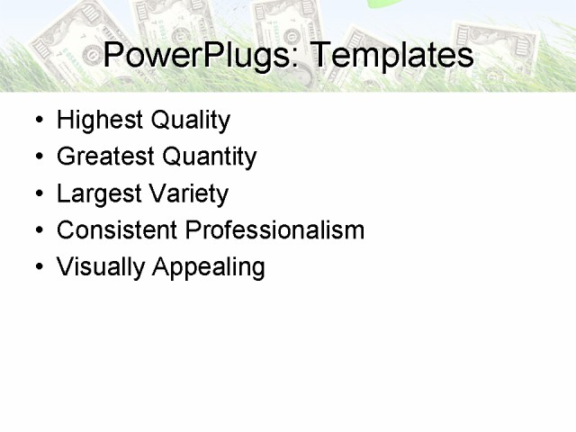 PowerPoint Template - finance, business, marketing - Print Slide