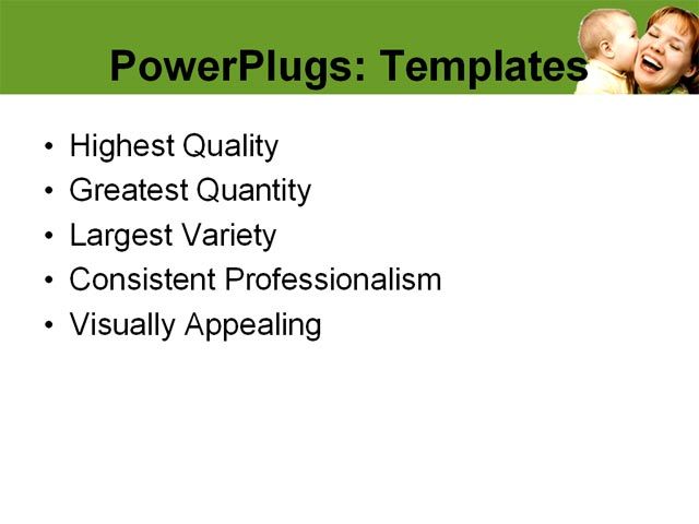 PowerPoint Template - children, family, art - Print Slide