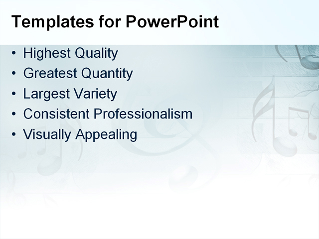 PowerPoint Template - music, entertainment, enjoy - Print Slide