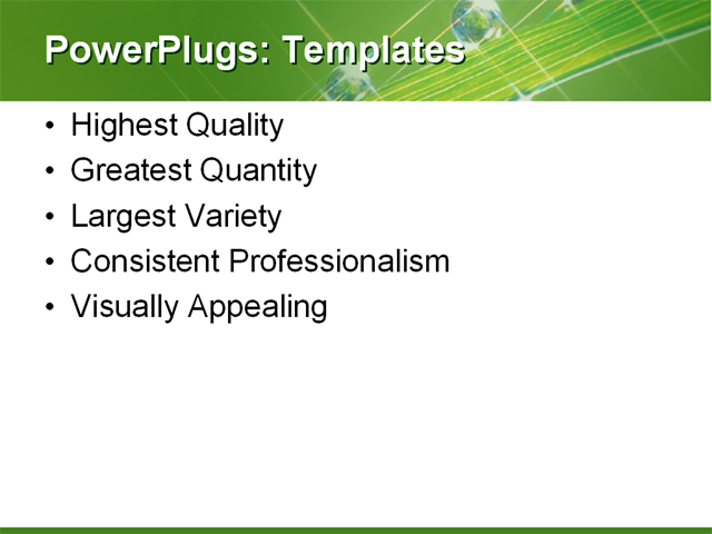 PowerPoint Template - nature, leaf, due drop - Print Slide