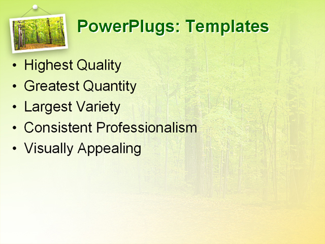 PowerPoint Template - nature, beauty, earth - Print Slide