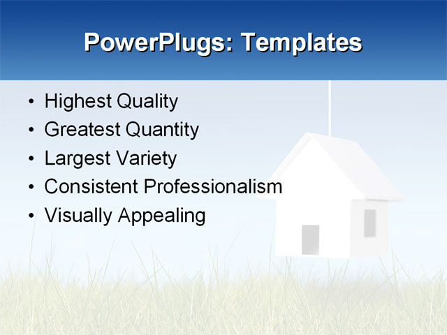 PowerPoint Template - apartment, bank, deal - Print Slide